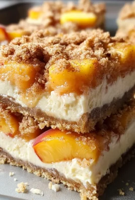 Peaches and Cream Desserts: Irresistible Peach Cobbler Cheesecake Bars for Every Occasion