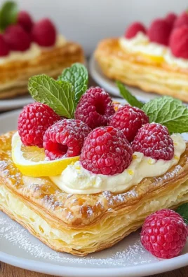 Raspberry Lemon Mascarpone Pastries