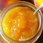 Small Batch Vanilla Peach Jam