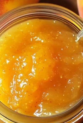 Small Batch Vanilla Peach Jam