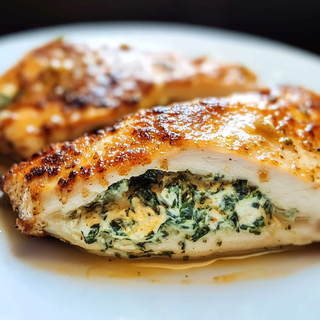 Spinach Stuffed Chicken Breasts