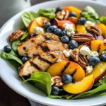 The Ultimate Grilled Peach Chicken Salad