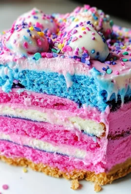 Vegan Cotton Candy Ice Cream Cake