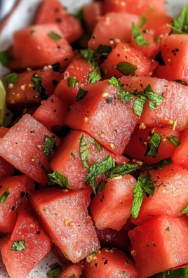 Watermelon Mojito Salad