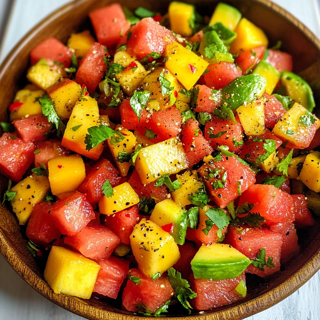 Zesty Watermelon Salad