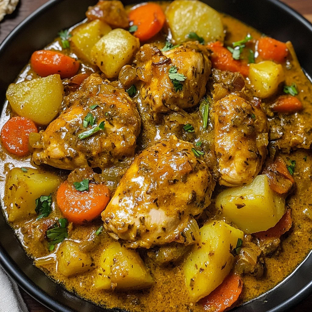 Authentic Jamaican Curry Chicken