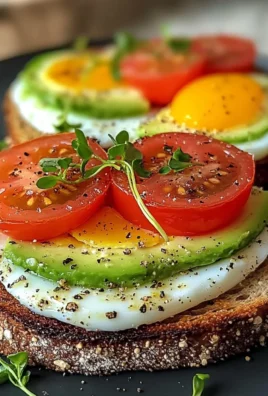 Avocado Tomato Cottage Toasts with Jammy Eggs