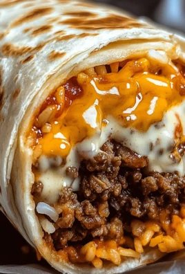 Cheesy Beef Taco Burritos