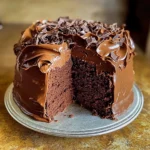 Chocolate Pound Cake with Chocolate Frosting