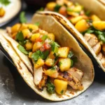 Cilantro-Lime Chicken Tacos with Peach Salsa (30-Minute, One-Pan Meal)