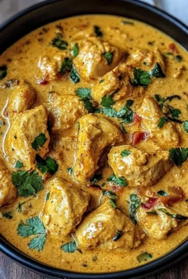 Coconut-Spiced Chicken Curry with Garlic Naan & Golden Fries