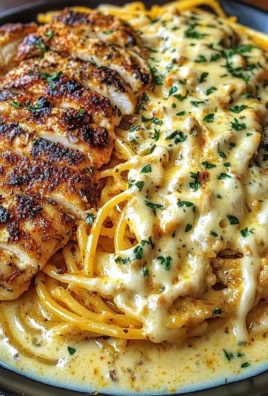Creamy Cajun Chicken Spaghetti