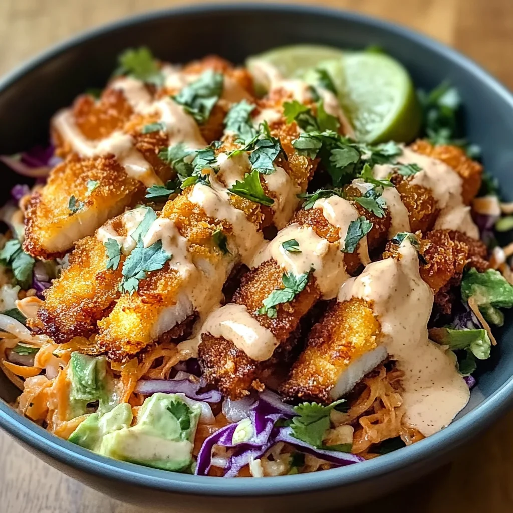 Crispy Fish Taco Bowls