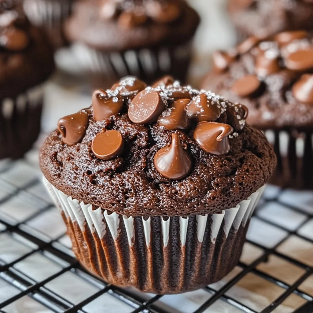 Double Chocolate Espresso Muffins