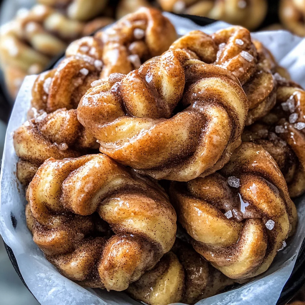 Easiest Cinnamon Crunch Knots