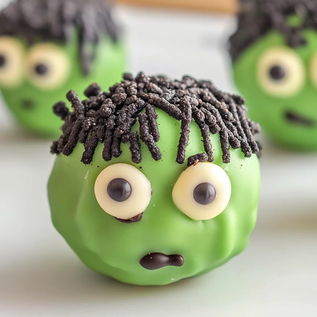 Frankenstein Oreo Balls