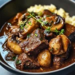 French Countryside Beef and Mushroom Stew