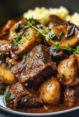 French Countryside Beef and Mushroom Stew