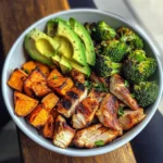 Grilled Chicken Veggie Bowl with Avocado
