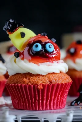 Halloween Augapfel Cupcakes