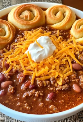 Hillbilly Chili and Cinnamon Rolls