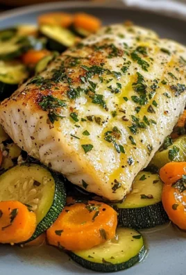 Lemon Herb White Fish with Sauted Vegetables