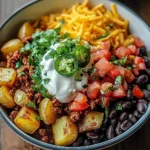 Loaded Potato Taco Bowl
