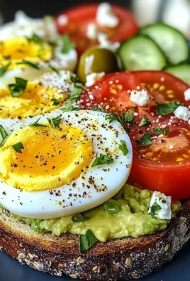 Mediterranean Avocado & Egg Power Plate