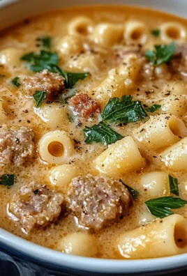 Parmesan Italian Sausage Ditalini Soup