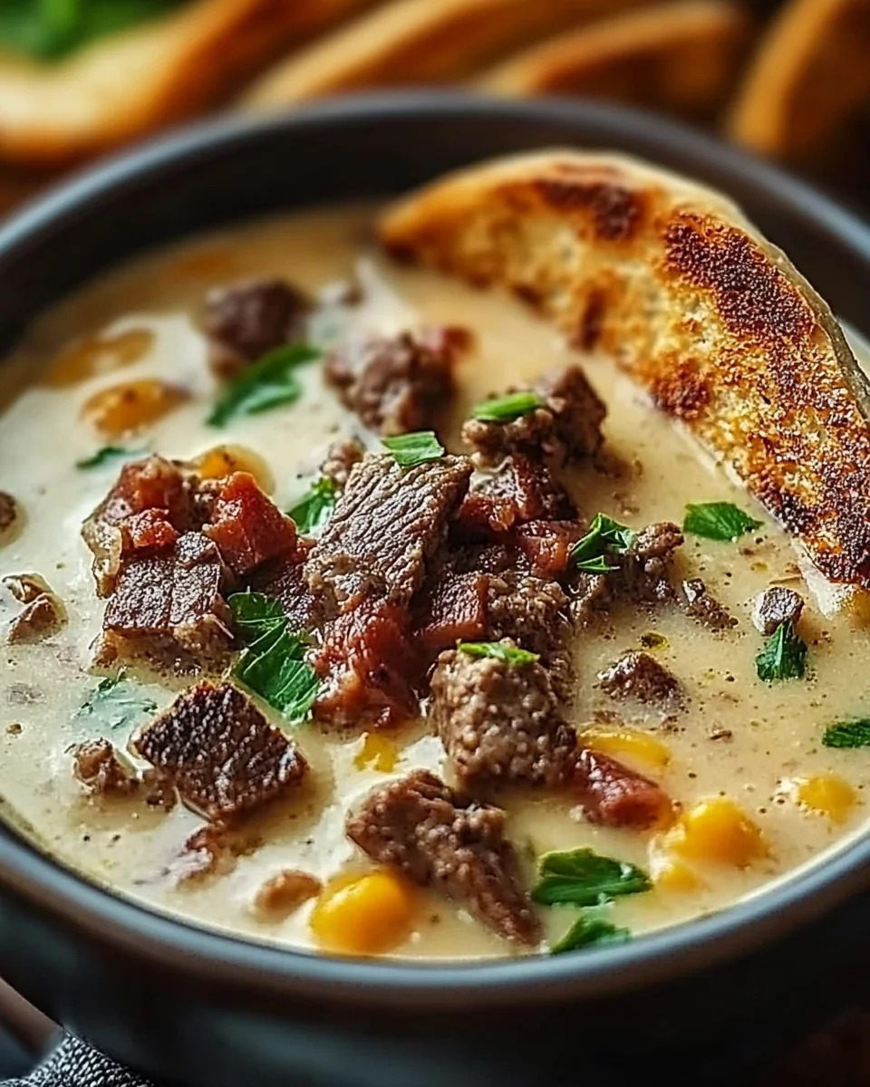 Philly Cheesesteak Soup: The Ultimate Comfort Food Recipe