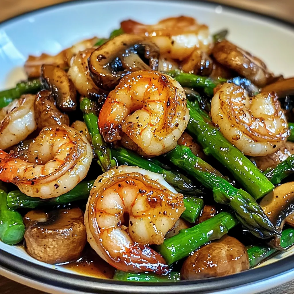 Shrimp and Asparagus Stir-Fry with Mushrooms: An Amazing Ultimate Recipe