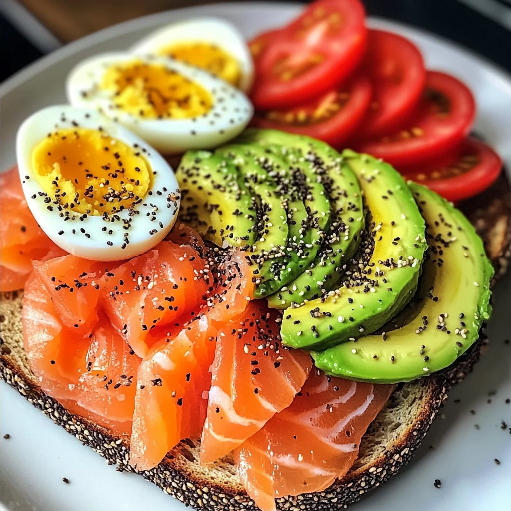 Smoked Salmon & Avocado Toast Power Plate