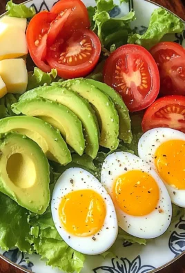 Soft-Boiled Eggs with Avocado, Cheddar & Fresh Veggies