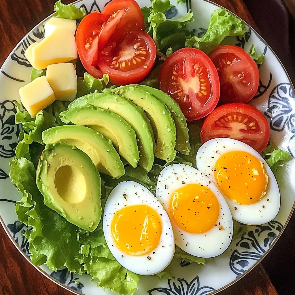 Soft-Boiled Eggs with Avocado, Cheddar & Fresh Veggies