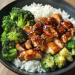 Teriyaki Chicken and Broccoli Bowl