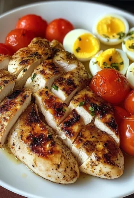 Tomato-Lovers Protein Plate with Chicken & Eggs