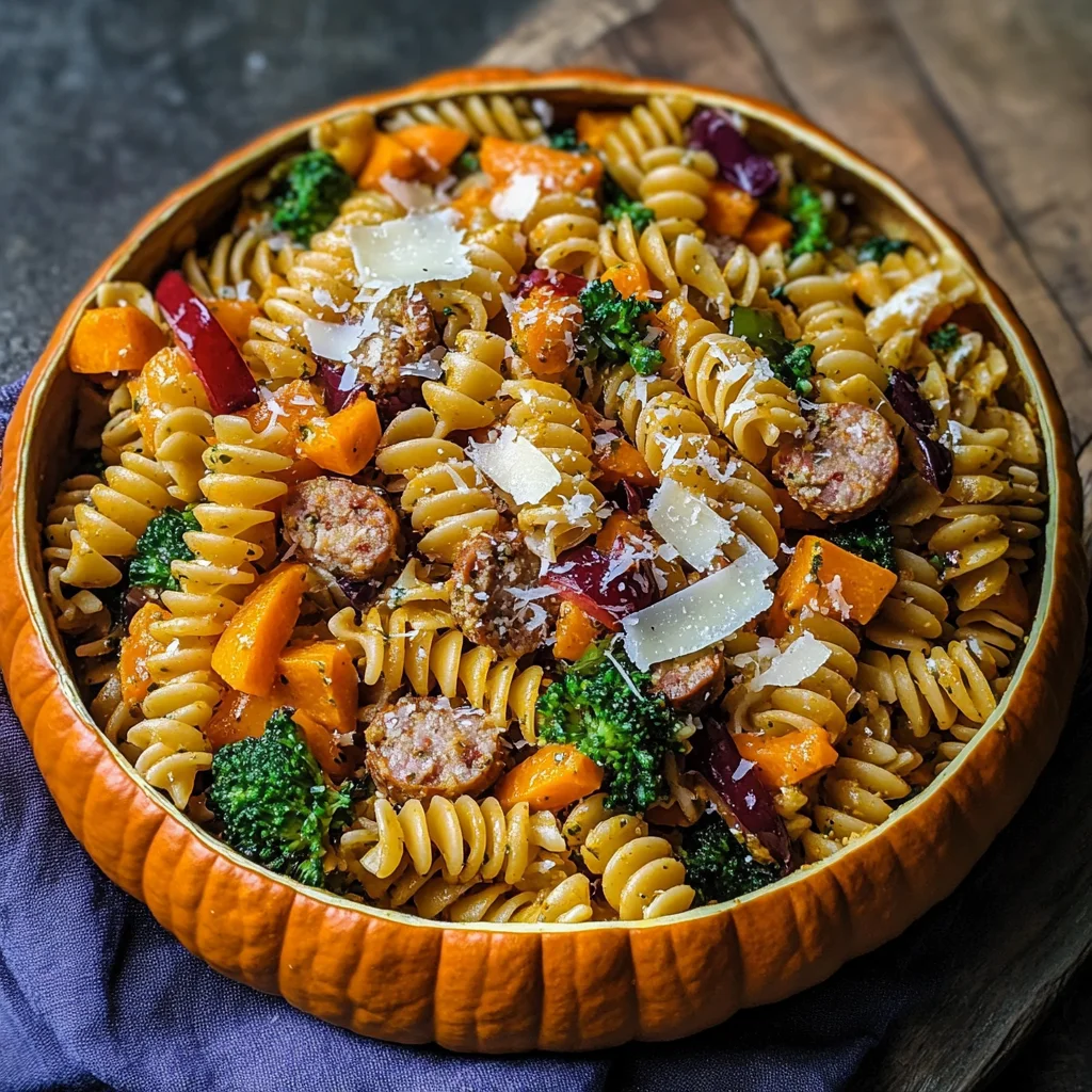 UpChuckin' Pumpkin Loaded Pasta Salad