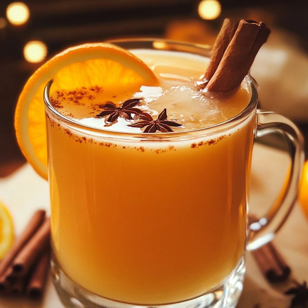 Warm Cinnamon Orange Delight Mocktail Recipe