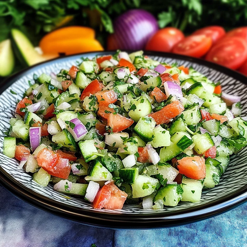 crisp cucumber salsa