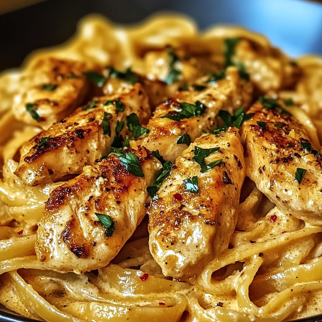 the best Cowboy Butter Chicken Linguine