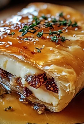 Baked Brie in Puff Pastry with Honey and Fig