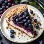 Blueberry Crumble Cheesecake