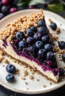 Blueberry Crumble Cheesecake