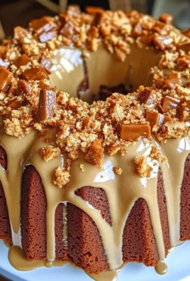 Butterfinger Bundt Cake