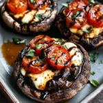 Caprese Stuffed Portobello Mushrooms