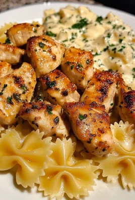 Cheesy Garlic Chicken Bowtie Pasta Recipe