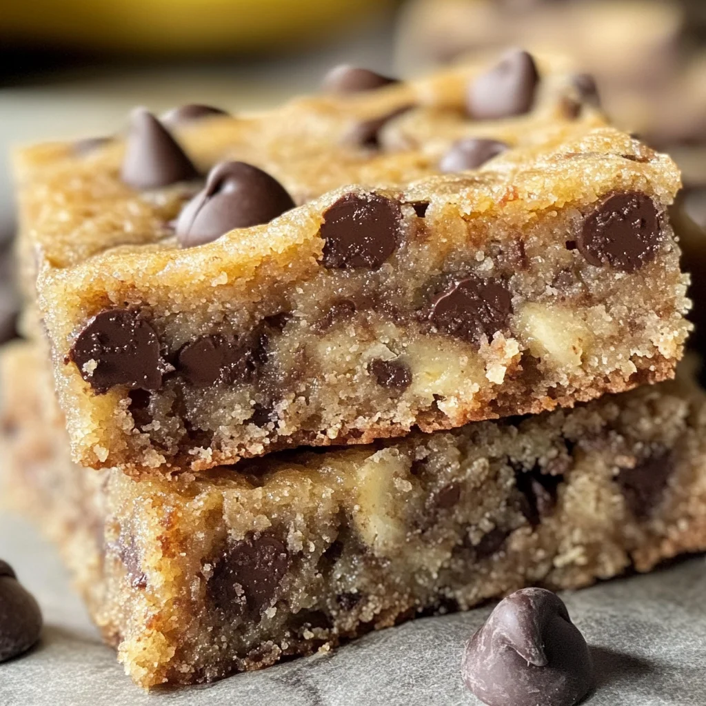 Chocolate Chip Banana Bars