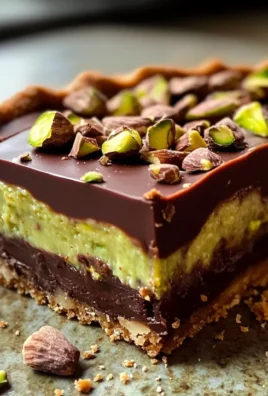 Chocolate Pistachio Ganache Tart Recipe