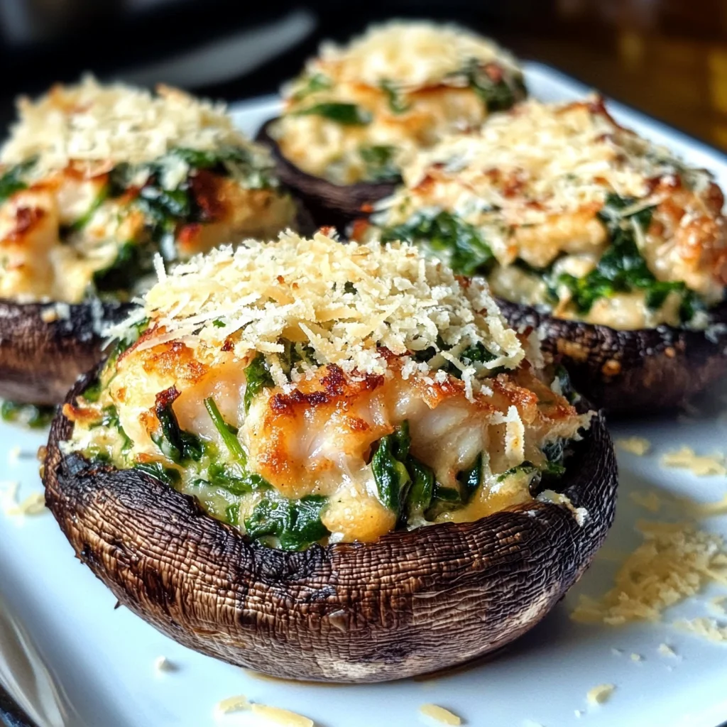 Crab Stuffed Mushrooms