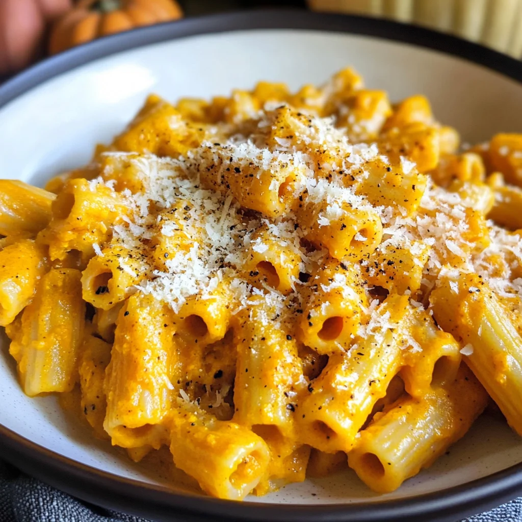 Creamy Parmesan Pumpkin Pasta